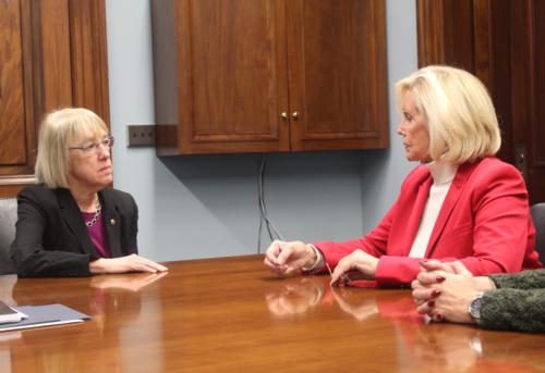 Senator Patty Murray and Lilly Ledbetter