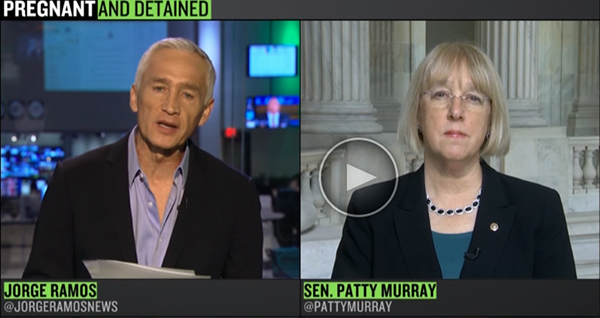 Murray Joins Jorge Ramos to Discuss Treatment of Pregnant ICE Detainees