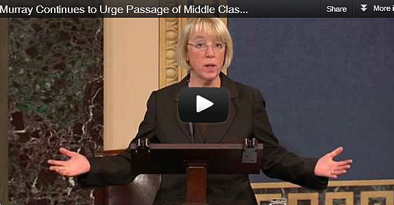 Murray Continues to Urge Passage of Middle Class Tax Cut Act, Responds to Republican Proposal