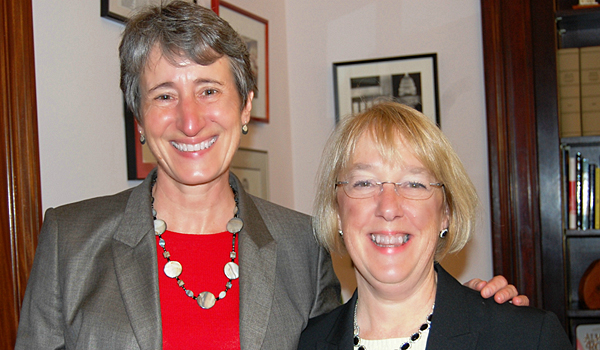 Senator Murray with Sally Jewell, Incoming Secretary of the Interior